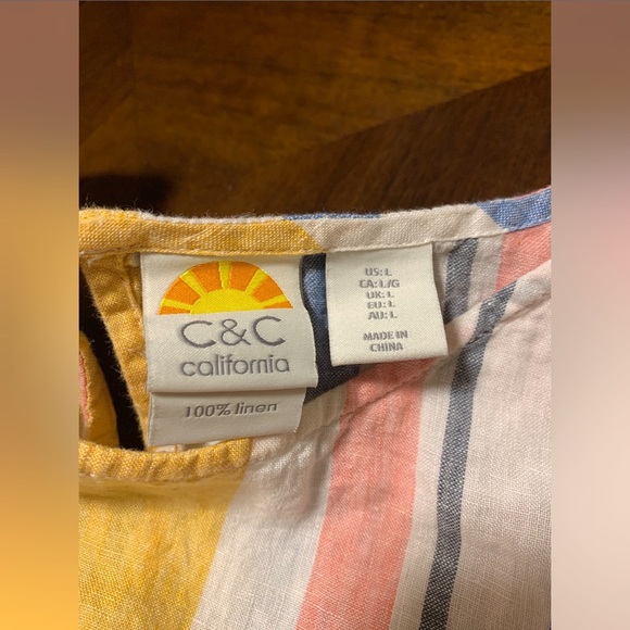 C&C California linen blouse - Picture 6 of 7